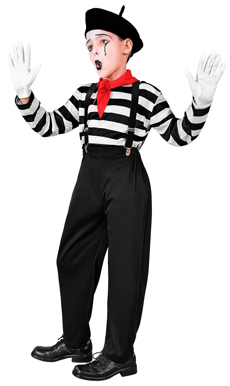 Disfraz de Mimo Clásico para Niño Mimos Infantiles Widmann